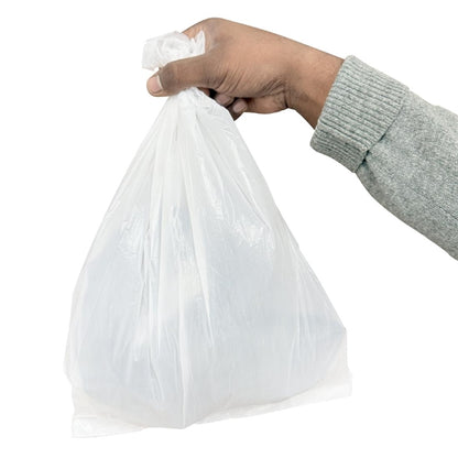 Jantex Medium Duty Bin Bags White 50Ltr (200 Pack) hw693