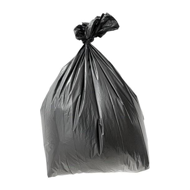 Jantex Medium Duty Bin Bags Black 70Ltr (200 Pack) hw694