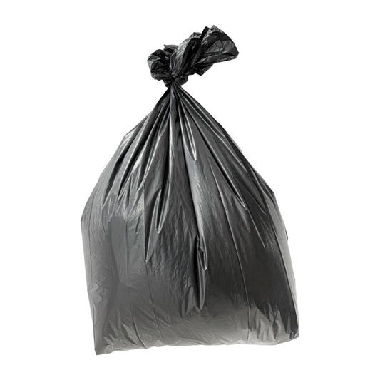 Jantex Medium Duty Bin Bags Black 70Ltr (200 Pack) hw694