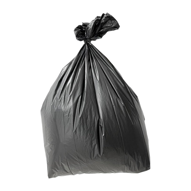 Jantex Medium Duty Bin Bags Black 80Ltr (200 Pack) hw695