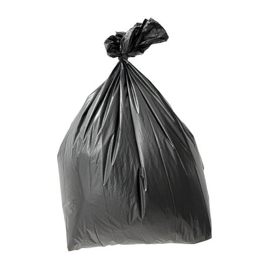 Jantex Medium Duty Bin Bags Black 80Ltr (200 Pack) hw695