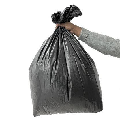 Jantex Medium Duty Bin Bags Black 80Ltr (200 Pack) hw695