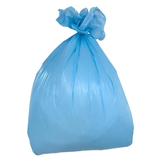 Jantex Medium Duty Bin Bags Blue 80Ltr (200 Pack) hw696