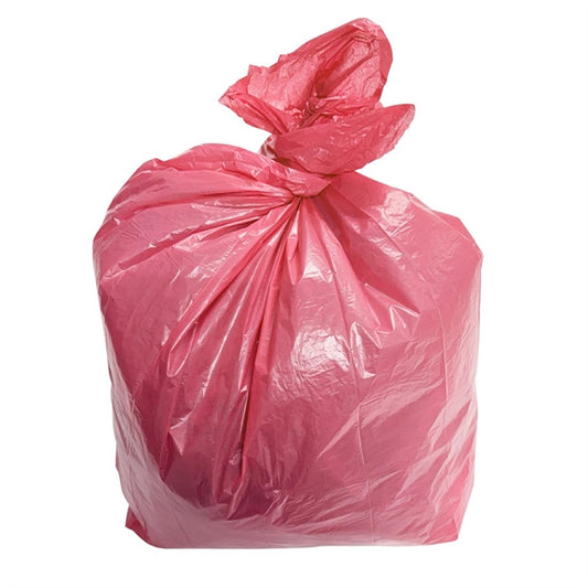 Jantex Medium Duty Bin Bags Red 80Ltr (200 Pack) hw698