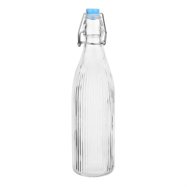 Olympia Ridged Swing Top Water Bottles 500ml (6 Pack) hw794