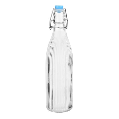 Olympia Ridged Swing Top Water Bottles 500ml (6 Pack) hw794