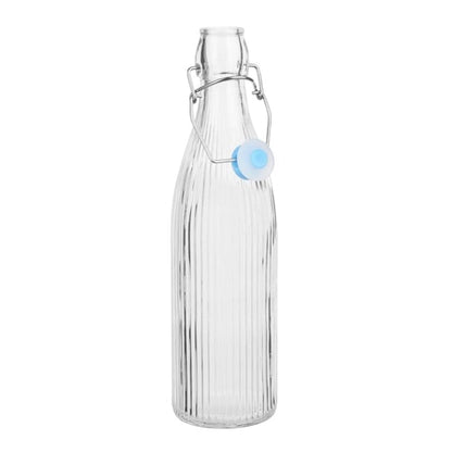 Olympia Ridged Swing Top Water Bottles 500ml (6 Pack) hw794