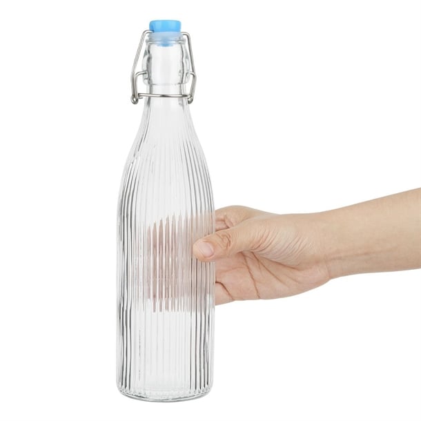 Olympia Ridged Swing Top Water Bottles 500ml (6 Pack) hw794