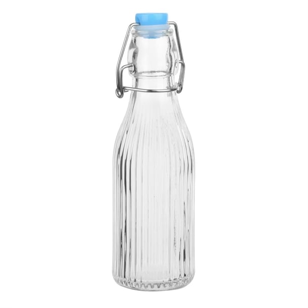 Olympia Ridged Swing Top Water Bottles 200ml (6 Pack) hw795