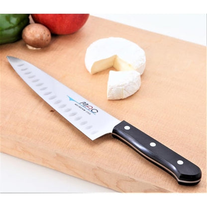 Mac Chef Series Gyuto Chef Knife with Dimple TH-80 Black 20cm hw822