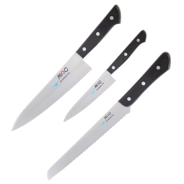 Mac Chef Series 3-Piece Knife Set CHEF-33 hw842