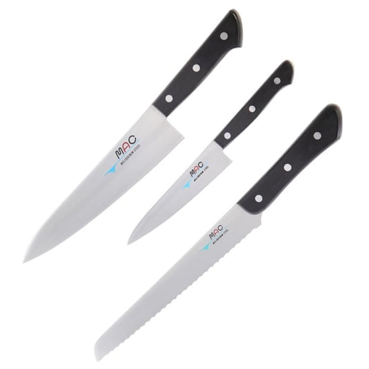 Mac Chef Series 3-Piece Knife Set CHEF-33 hw842