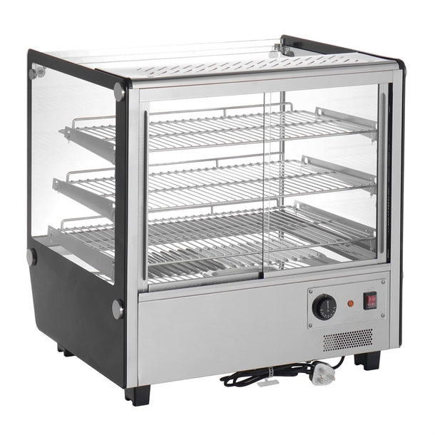 Buffalo Square Countertop Heated Display Merchandiser 120Ltr hw923