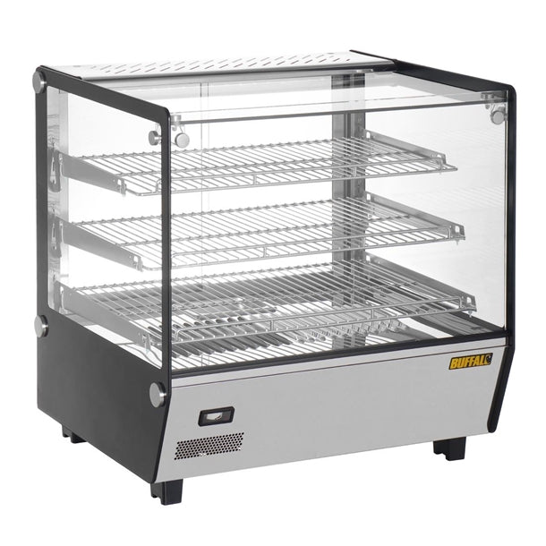 Buffalo Square Countertop Heated Display Merchandiser 120Ltr hw923