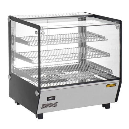 Buffalo Square Countertop Heated Display Merchandiser 120Ltr hw923