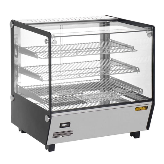Buffalo Square Countertop Heated Display Merchandiser 120Ltr hw923