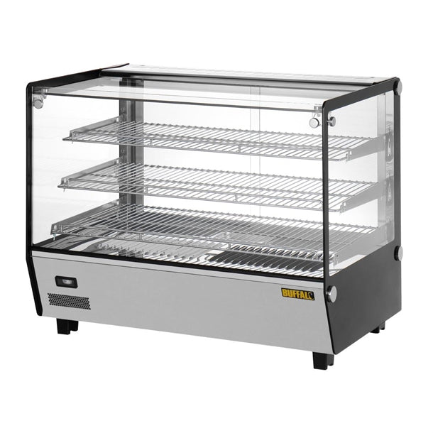 Buffalo Square Countertop Heated Display Merchandiser 160Ltr hw924