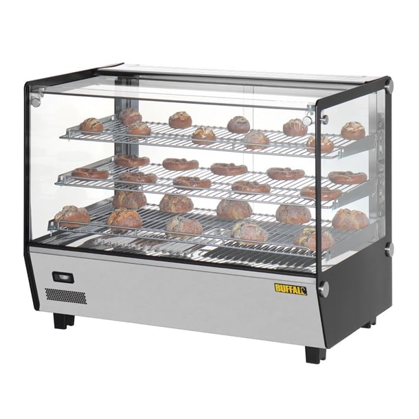 Buffalo Square Countertop Heated Display Merchandiser 160Ltr hw924