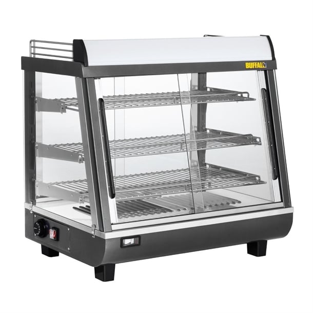 Buffalo Front and Rear Door Heated Merchandiser 96Ltr hw927