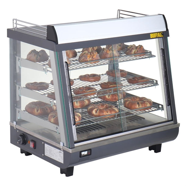 Buffalo Front and Rear Door Heated Merchandiser 96Ltr hw927