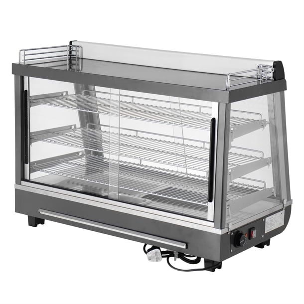Buffalo Front and Rear Door Heated Merchandiser 136Ltr hw928