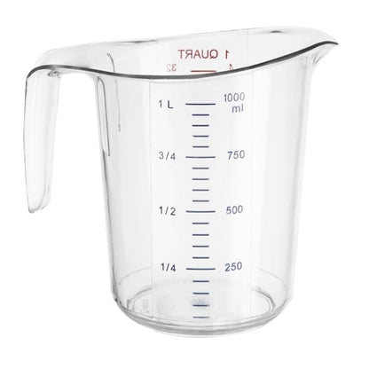 Vogue Polycarbonate Measuring Jug 1Ltr hw977