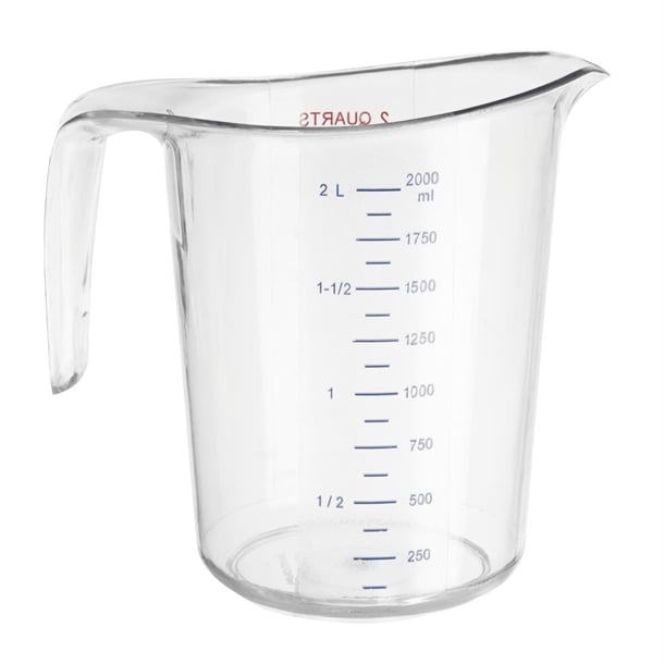 Vogue Polycarbonate Measuring Jug 2Ltr hw978