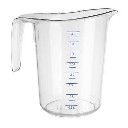 Vogue Polycarbonate Measuring Jug 4Ltr hw979