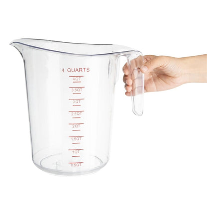 Vogue Polycarbonate Measuring Jug 4Ltr hw979