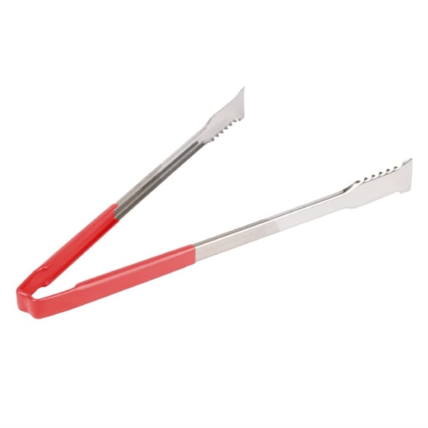 Vollrath Versagrip Tongs Flat Red 16'' hw993