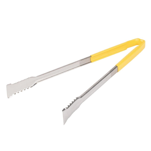 Vollrath Versagrip Tongs Flat Yellow 16'' hw994