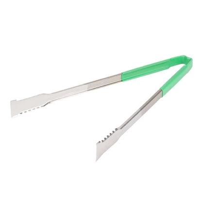 Vollrath Versagrip Tongs Flat Green 16'' hw996