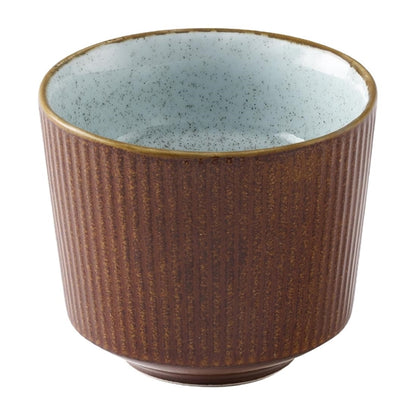 Churchill Nourish Cinnamon Brown Duck Egg Kochi Chip Mugs 325ml (12 Pack) hx200