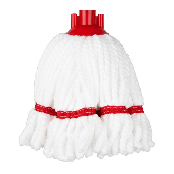 Jantex Connect Microfibre Mop Head Red Stripe 150g hx249