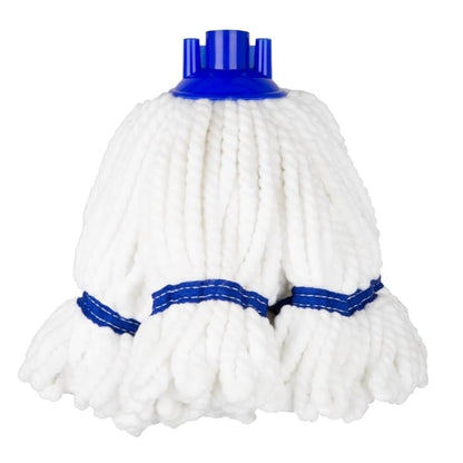 Jantex Connect Microfibre Mop Head Blue Stripe 150g hx250