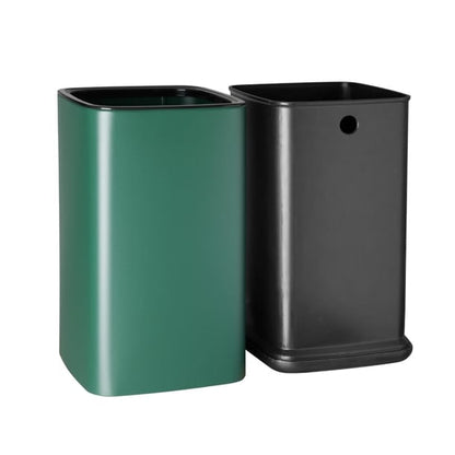 Bolero Square Waste Bin Green 10Ltr hx262