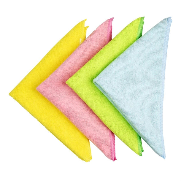 Jantex Microfibre Cloths Green (5 Pack) hx270