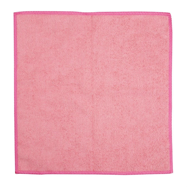 Jantex Microfibre Cloths Pink (5 Pack) hx271