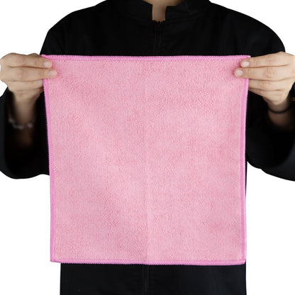 Jantex Microfibre Cloths Pink (5 Pack) hx271