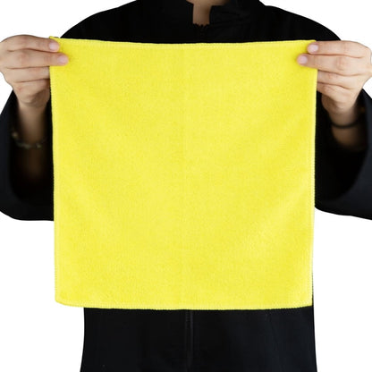 Jantex Microfibre Cloths Yellow (5 Pack) hx272