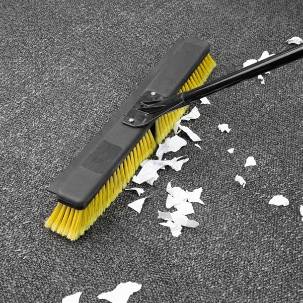 Jantex Heavy Duty Broom & Handle Set with Squeegee 24" hx383