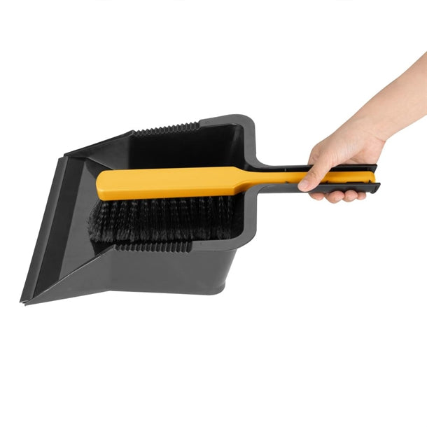 Jantex Heavy Duty Dustpan & Brush set hx384