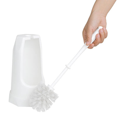 Jantex Round Toilet Brush & Holder - White hx386