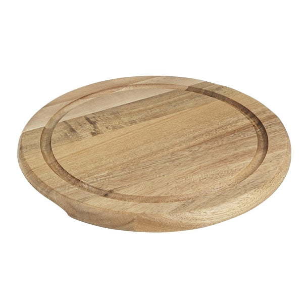 Olympia Round Acacia Wood Board for HW798 200mm Dome 246x20mm hx397