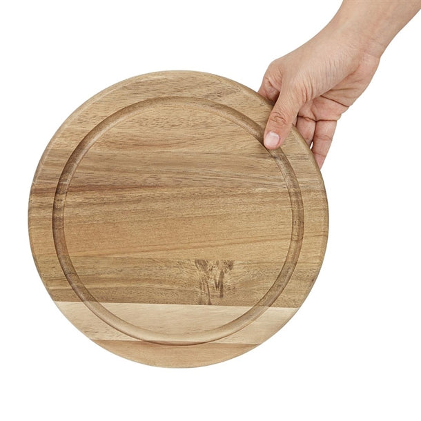 Olympia Round Acacia Wood Board for HW798 200mm Dome 246x20mm hx397