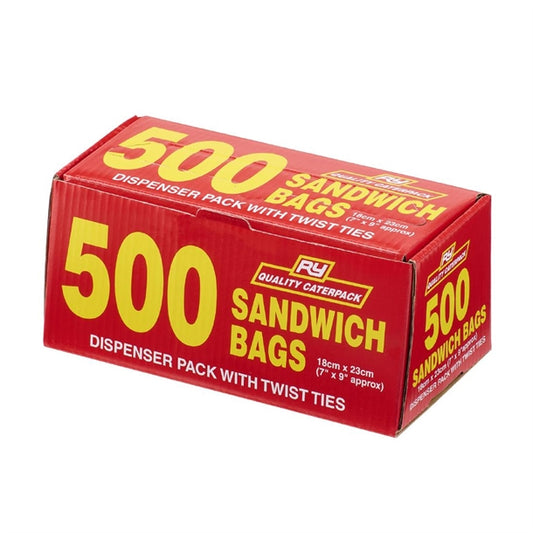 CaterPack Sandwich Bags 180x230mm (500 Pack) hx461