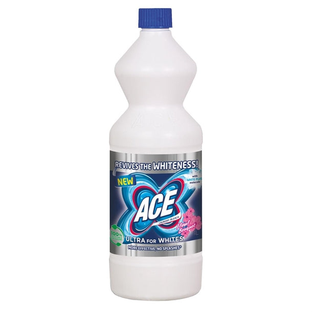Ace Ultra for Whites Laundry Bleach 1Ltr hx466