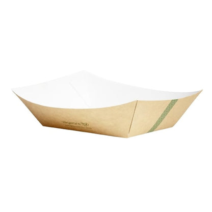 Vegware Kraft Food Tray Small 6x5" (300 Pack) hx478