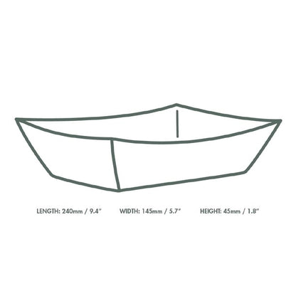 Vegware Kraft Food Tray Large 9x6" (600 Pack) hx480