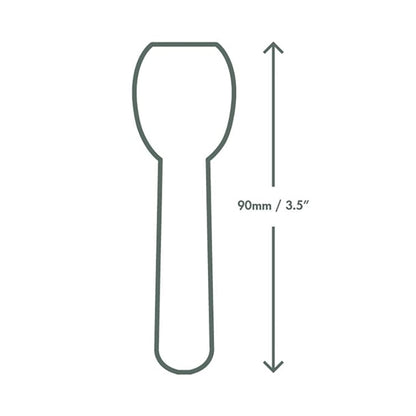 Vegware Compostable Paper Ice-Cream Spoon Tutti Frutti 90mm (2000 Pack) hx481
